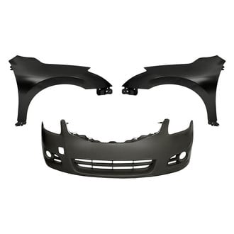 Replacement - 3-Piece (Front Bumper Cover, Front Driver and Passenger Side Fender) (CAPA Certified)