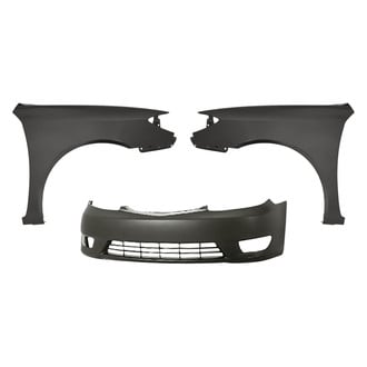 Replacement - 3-Piece (Front Bumper Cover, Front Driver and Passenger Side Fender) (Standard Line)