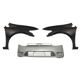 Replacement - 3-Piece (Front Bumper Cover, Front Driver and Passenger Side Fender) (Standard Line)