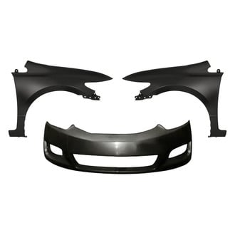 Replacement - 3-Piece (Front Bumper Cover, Front Driver and Passenger Side Fender)