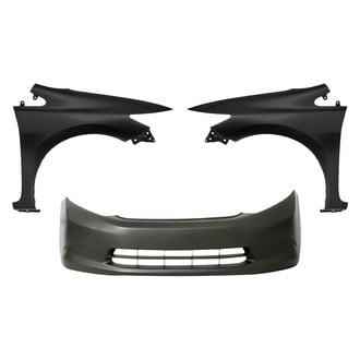 Replacement - 3-Piece (Front Bumper Cover, Front Driver and Passenger Side Fender) (Standard Line)