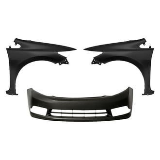 Replacement - 3-Piece (Front Bumper Cover, Front Driver and Passenger Side Fender) (Standard Line)