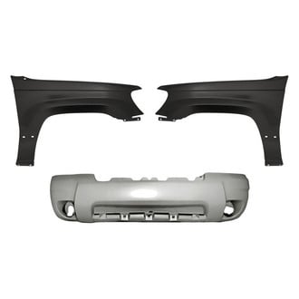 Replacement - 3-Piece (Front Bumper Cover, Front Driver and Passenger Side Fender) (Standard Line)