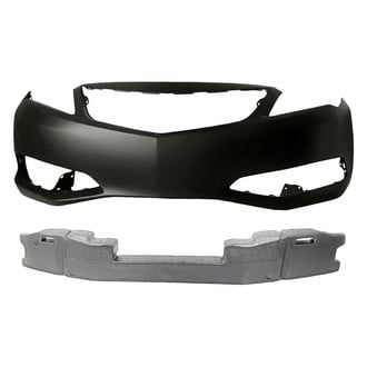 Replacement - 2-Piece (Front Bumper Cover, Front Bumper Absorber) (Standard Line)