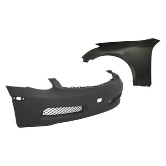 Replacement - 2-Piece (Front Bumper Cover, Front Driver Side Fender) (Standard Line)