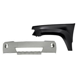 Replacement - 2-Piece (Front Bumper Cover, Front Driver Side Fender) (Standard Line)