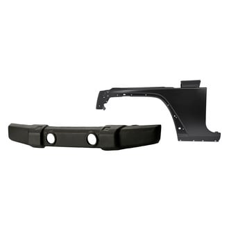 Replacement - 2-Piece (Front Bumper Cover, Front Driver Side Fender) (Standard Line)
