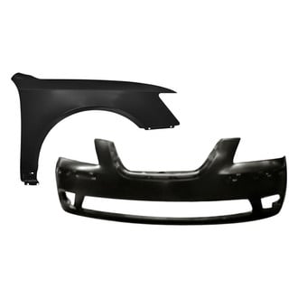 Replacement - 2-Piece (Front Bumper Cover, Front Passenger Side Fender) (Standard Line)
