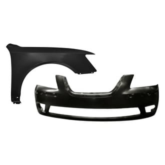 Replacement - 2-Piece (Front Bumper Cover, Front Passenger Side Fender) (CAPA Certified)