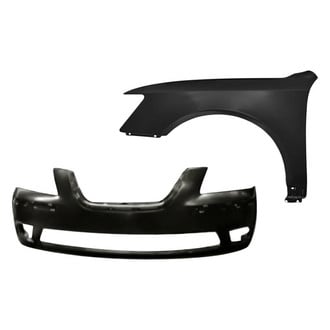 Replacement - 2-Piece (Front Bumper Cover, Front Driver Side Fender) (CAPA Certified)