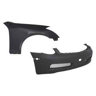 Replacement - 2-Piece (Front Bumper Cover, Front Passenger Side Fender) (Standard Line)