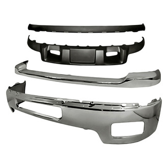 Replacement - 4-Piece (Front Bumper Face Bar, Front Lower Bumper Air Deflector, Front Lower Bumper Valance, Front Upper Bumper Cover) (Standard Line)