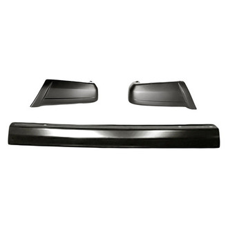 Replacement - 3-Piece (Rear Bumper Face Bar, Rear Inner and Outer Bumper End) (Standard Line)