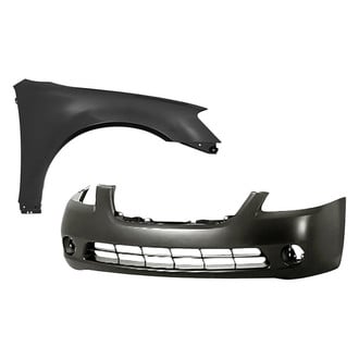 Replacement - 2-Piece (Front Bumper Cover, Front Passenger Side Fender) (Standard Line)
