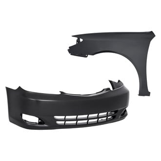 Replacement - 2-Piece (Front Bumper Cover, Front Driver Side Fender)