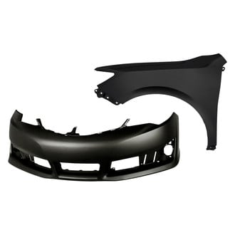 Replacement - 2-Piece (Front Bumper Cover, Front Driver Side Fender)