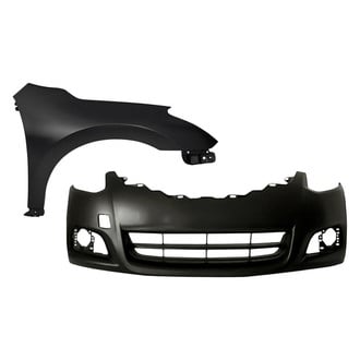 Replacement - 2-Piece (Front Bumper Cover, Front Passenger Side Fender)