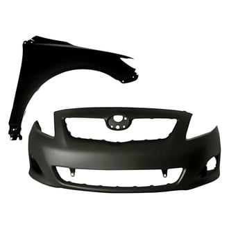 Replacement - 2-Piece (Front Bumper Cover, Front Passenger Side Fender) (CAPA Certified)