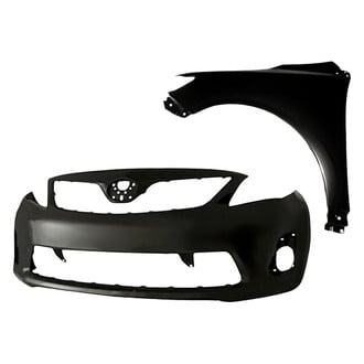 Replacement - 2-Piece (Front Bumper Cover, Front Driver Side Fender)
