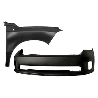 Replacement - 2-Piece (Front Bumper Cover, Front Passenger Side Fender) (CAPA Certified)
