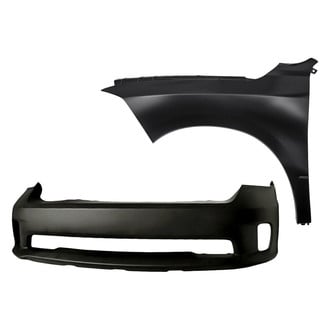 Replacement - 2-Piece (Front Bumper Cover, Front Driver Side Fender)