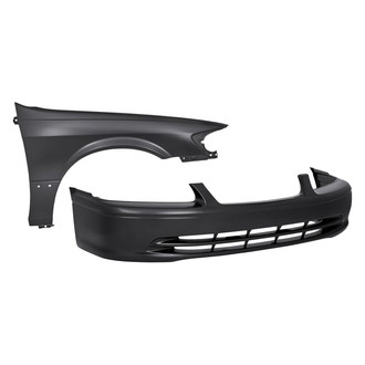 Replacement - 2-Piece (Front Bumper Cover, Front Passenger Side Fender) (Standard Line)