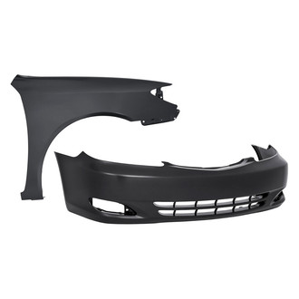 Replacement - 2-Piece (Front Bumper Cover, Front Passenger Side Fender) (Standard Line)