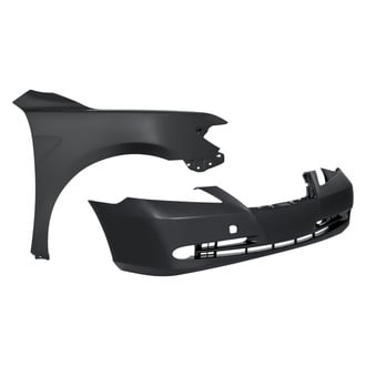 Replacement - 2-Piece (Front Bumper Cover, Front Passenger Side Fender) (Standard Line)