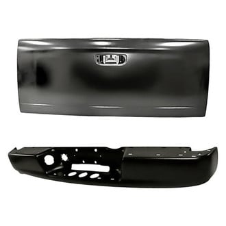 Replacement - 2-Piece (Rear Bumper Face Bar, Tailgate) (Standard Line)