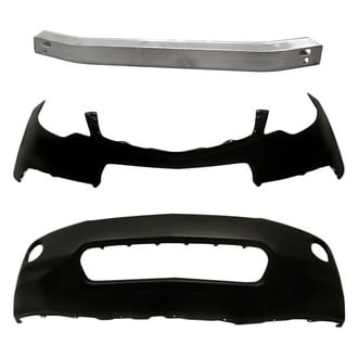 Replacement - 3-Piece (Front Upper and Lower Bumper Cover, Front Bumper Reinforcement) (Standard Line)