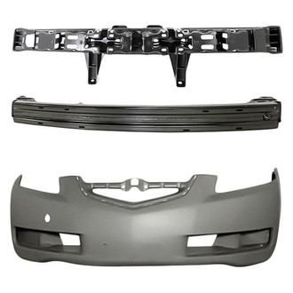 Replacement - 3-Piece (Front Bumper Cover, Front Bumper Reinforcement, Front Bumper Absorber) (Standard Line)