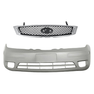 Replacement - 2-Piece (Front Bumper Cover, Grille) (Standard Line)