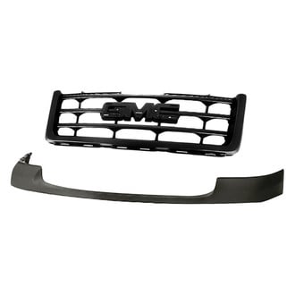 Replacement - 2-Piece (Front Upper Bumper Cover, Grille) (Standard Line)