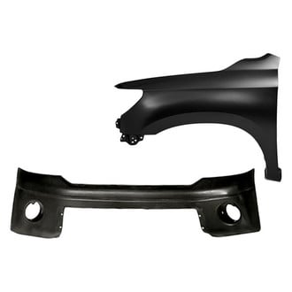 Replacement - 2-Piece (Front Bumper Cover, Front Driver Side Fender) (Standard Line)