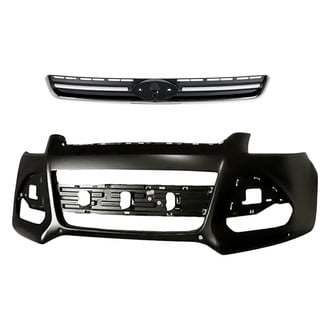 Replacement - 2-Piece (Front Bumper Cover, Grille) (CAPA Certified)