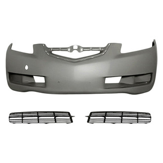 Replacement - 3-Piece (Front Bumper Cover, Front Inner and Outer Fog Light Cover) (Standard Line)