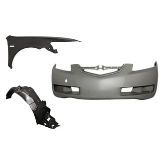 Replacement - 3-Piece (Front Bumper Cover, Front Passenger Side Fender, Front Passenger Side Fender Liner) (Standard Line)