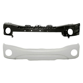 Replacement - 2-Piece (Front Bumper Cover, Front Bumper Absorber) (Standard Line)