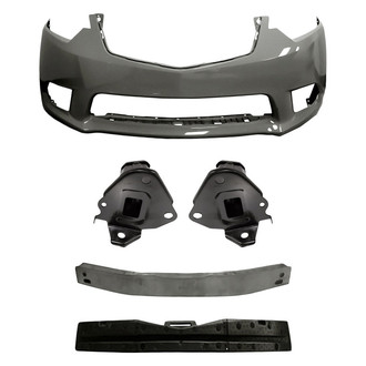 Replacement - 5-Piece (Front Bumper Cover, Front Bumper Reinforcement, Front Inner and Outer Bumper Bracket, Front Bumper Absorber) (Standard Line)
