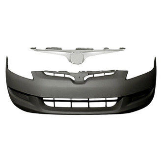 Replacement - 2-Piece (Front Bumper Cover, Grille Bar) (Standard Line)