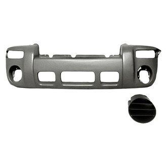Replacement - 2-Piece (Front Bumper Cover, Front Driver Side Fog Light Cover) (Standard Line)