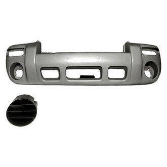 Replacement - 2-Piece (Front Bumper Cover, Front Driver Side Fog Light Cover) (Standard Line)