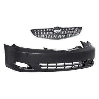 Replacement - 2-Piece (Front Bumper Cover, Grille) (Standard Line)