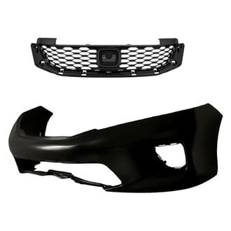 Replacement - 2-Piece (Front Bumper Cover, Grille) (Standard Line)
