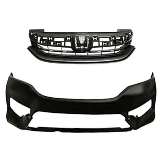 Replacement - 2-Piece (Front Bumper Cover, Grille) (Standard Line)
