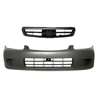 Replacement - 2-Piece (Front Bumper Cover, Grille)