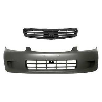 Replacement - 2-Piece (Front Bumper Cover, Grille) (Standard Line)