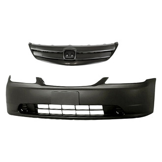 Replacement - 2-Piece (Front Bumper Cover, Grille) (Standard Line)