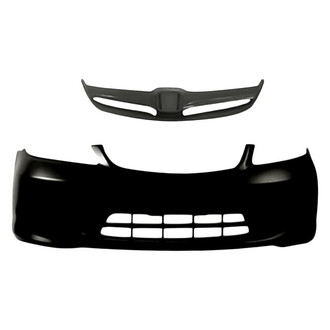 Replacement - 2-Piece (Front Bumper Cover, Grille Bar) (Standard Line)
