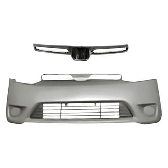 Replacement - 2-Piece (Front Bumper Cover, Grille Bar)